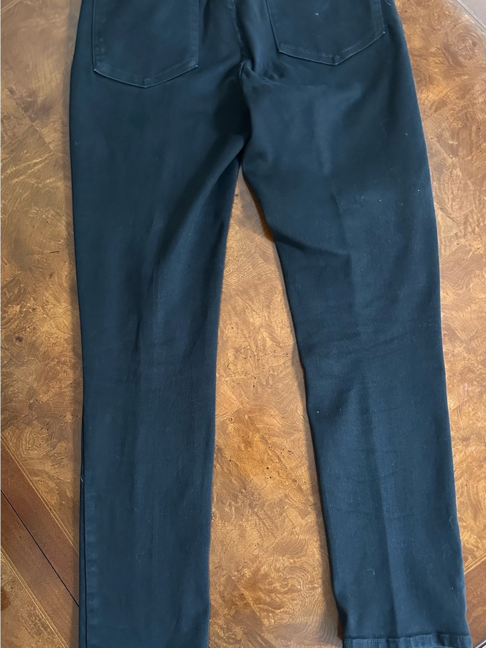NYDJ Size 6 Black Straight Leg Jeans - Leggings